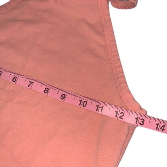 Peach Halter Bodysuit With Snap Closure Forever 21 Womens S - Picture 5 of 6